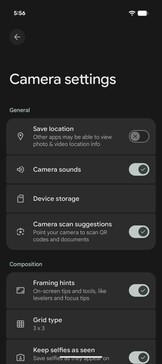 Impostazioni della fotocamera: Foto