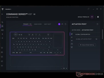 Regolazione dell’azionamento del comando KB7.