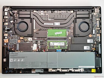 L'unità di raffreddamento del ThinkPad P16v Gen 3 può gestire 80 Watt. (fonte: Notebookcheck)