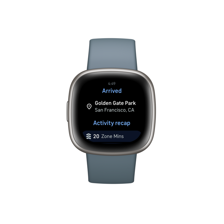 Google Maps arriverà a breve sugli smartwatch Fitbit Sense 2 e Versa 4. (Fonte: Fitbit)