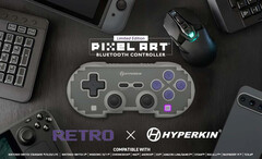 Il controller wireless Pixel Art di Hyperkin è una rivisitazione moderna del controller SNES. (Fonte: Hyperkin)