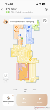 Panoramica con i progressi in tempo reale