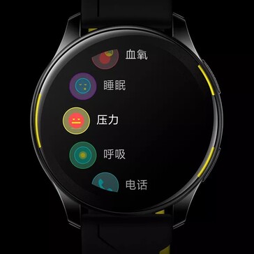 OnePlus Watch Cyberpunk 2077 Edition (immagine via Tech Droider su Twitter)