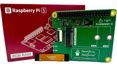 Pineberry Pi debutta con HatDrive superiore e inferiore per Raspberry Pi 5 SBC (fonte: Pineberry)