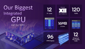 Panoramica di Intel Arc B390 (Fonte: Intel)