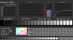 CalMAN: Scala di grigi (calibrata)