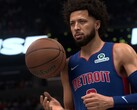 DLSS 5 con rendering neurale attivato in NBA 2K27.