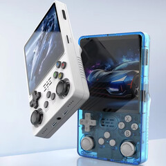 L'R36S Plus prende in prestito il design del Powkiddy V20 in molte aree. (Fonte: Game Console)