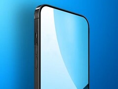 Un concept render di un iPhone con sistema Face ID sotto il display. (Immagine: Macrumors)