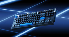 Tastiera da gioco Iqunix EZ80 ad effetto Hall in combinazione con il colore blu
