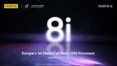 L'8i sta arrivando in Europa. (Fonte: Realme)