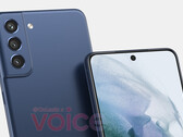 Il primo rendering del prossimo Galaxy S21 FE è trapelato. (@OnLeaks/Voice)
