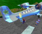 In *Super Mario Eclipse*, Mario sale a bordo dell'aereo con cui la Principessa Peach sta partendo per le vacanze.
