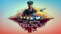 La key art ufficiale di The Precinct, con l'agente Nick Cordell Jr. e i temi visivi principali (Fonte immagine: Fallen Tree Games via Games Press)