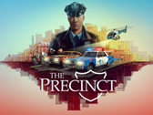 La key art ufficiale di The Precinct, con l'agente Nick Cordell Jr. e i temi visivi principali (Fonte immagine: Fallen Tree Games via Games Press)