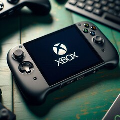 Potremmo dover aspettare un po' prima di vedere una console portatile di Xbox (immagine generata da DALL-E 3)