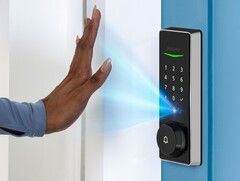Il catenaccio intelligente di Philips utilizza uno scanner palmare altamente sicuro per l&#039;ingresso. (Fonte: Philips)