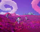 Astroneer è un gioco di crafting di sopravvivenza fantascientifico con quattro giocatori in cooperativa e molti colori vivaci. (Fonte: Steam)