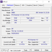 Scheda madre CPU-Z