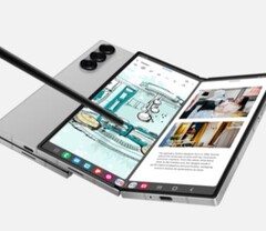 Galaxy Z Fold6, come Z Fold5 e Z Fold4 prima di lui, è dotato di una fotocamera sotto il display. (Fonte immagine: Samsung)