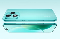 Honor 400 Lite ha un design piuttosto vistoso con una protuberanza triangolare della fotocamera (fonte: Honor)