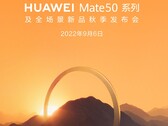 La serie Huawei Mate 50 arriverà il 6 settembre. (Fonte: Huawei)