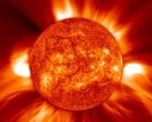 Immagine di un'espulsione di massa coronale catturata da SOHO (Fonte immagine: NASA, GSFC, SOHO ed ESA; ritagliata)