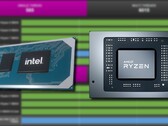 L'Intel Core i7-11800H e l'AMD Ryzen 7 5800H offrono prestazioni simili in CPU-Z. (Fonte immagine: Intel/AMD/CPU-Z Validator - modificato)