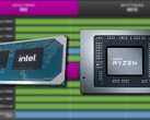 L'Intel Core i7-11800H e l'AMD Ryzen 7 5800H offrono prestazioni simili in CPU-Z. (Fonte immagine: Intel/AMD/CPU-Z Validator - modificato)