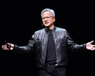Jensen Huang, CEO di Nvidia, tiene un discorso (Fonte immagine: CNA)