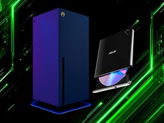 Lettore Blu-ray visibile accanto alla console Xbox Project Helix