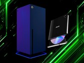 Lettore Blu-ray visibile accanto alla console Xbox Project Helix
