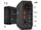 La docking station Western Digital D50 Game NVMe è un ottimo modo per utilizzare la porta Thunderbolt 3 (Fonte: WD)