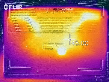 Immagine termica a riposo - lato inferiore