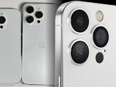 Non ci sono molte differenze tra le repliche dell'iPhone 14 Pro (L) e il concept dell'iPhone 15 Pro (R). (Fonte: SonnyDickson &amp; TechnizoConcept - modifica)