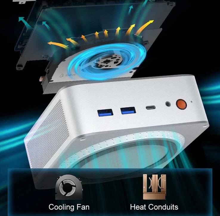 Il mini PC con Core i9 è raffreddato attivamente (Fonte: Ninkear)