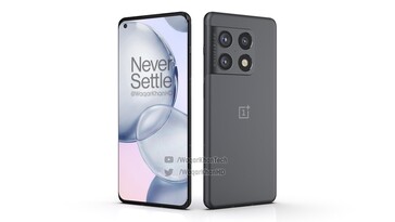 L'ultimo rendering del "OnePlus 10 Pro". (Fonte: WaqarKhanHD)