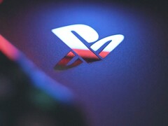 Una foto ravvicinata del logo di PlayStation