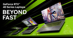 Nvidia ha annunciato le versioni per laptop delle sue schede grafiche RTX 4000 (immagine via Nvidia)