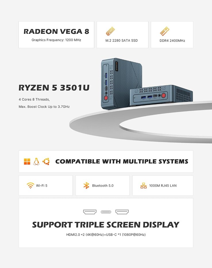 Mini PC Bosgame E2 Plus