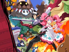 Immagine ufficiale di Disgaea Mayhem con il mercenario N.A.