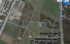 Test GPS: Google Pixel 3 XL - In bicicletta attraverso un boschetto