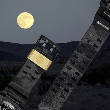 Il gruppo cerca di catturare il deserto al chiaro di luna. (Fonte immagine: Casio)