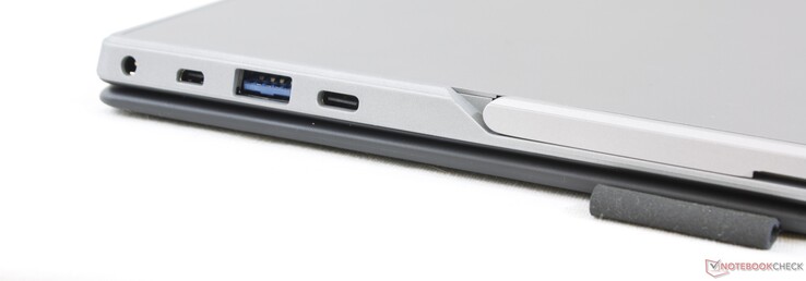 A destra: alimentazione, Micro HDMI, USB 3.0 Type-A