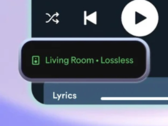Spotify aggiungerà un sistema di etichettatura nella vista Now Playing (nella foto) e nel Connect Picker. (Fonte immagine: u/ThisisSpotify su r/truespotify subreddit)