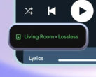 Spotify aggiungerà un sistema di etichettatura nella vista Now Playing (nella foto) e nel Connect Picker. (Fonte immagine: u/ThisisSpotify su r/truespotify subreddit)