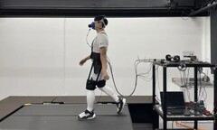 Il robot prende informazioni dagli schemi di respirazione del soggetto e infonde il modo ottimale per migliorare il movimento dell&#039;anca. (Fonte: Park et al)