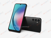 Un rendering di "Galaxy A25 5G". (Fonte: OnLeaks x Giznext)