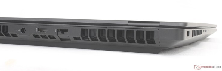Posteriore: alimentatore CA, HDMI 2.1, RJ-45 (2.5 Gbps)
