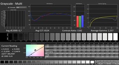CalMAN: scala di grigi (calibrata)
